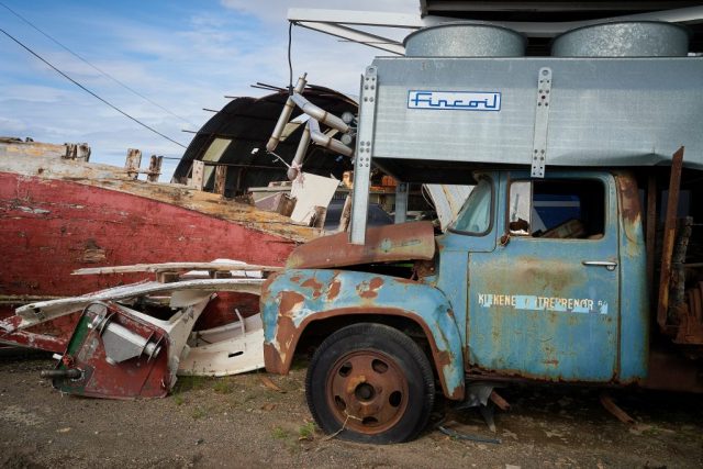 Autofriedhof in Vadsø