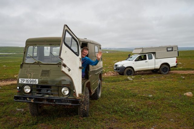 Piste oberhalb von Skallelv